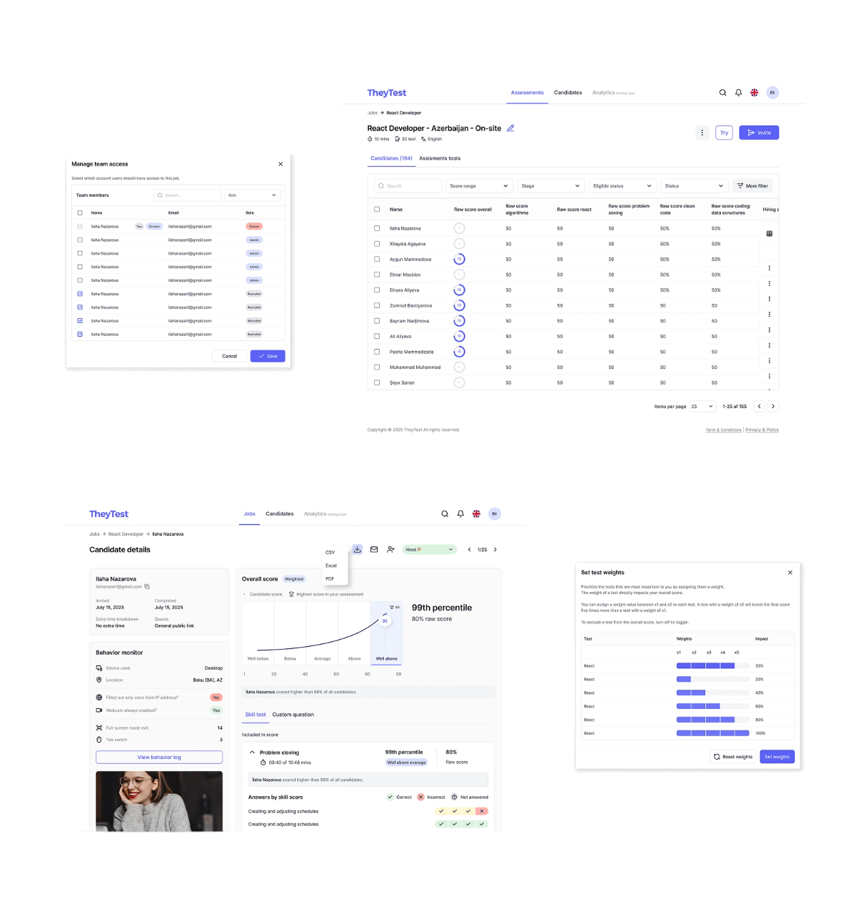 Hiring decision analysis